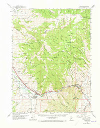 Download a high-resolution, GPS-compatible USGS topo map for Morgan, UT (1973 edition)