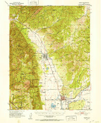 Download a high-resolution, GPS-compatible USGS topo map for Moroni, UT (1953 edition)