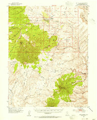 Download a high-resolution, GPS-compatible USGS topo map for Mt Hillers, UT (1954 edition)