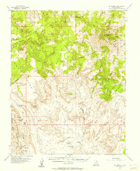 Download a high-resolution, GPS-compatible USGS topo map for Mt Pennell, UT (1957 edition)