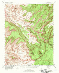 Download a high-resolution, GPS-compatible USGS topo map for Natural Bridges, UT (1970 edition)