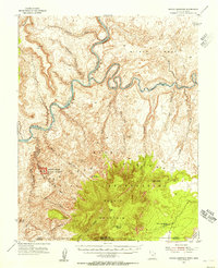 Download a high-resolution, GPS-compatible USGS topo map for Navajo Mountain, UT (1956 edition)