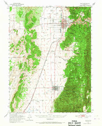 Download a high-resolution, GPS-compatible USGS topo map for Nephi, UT (1967 edition)