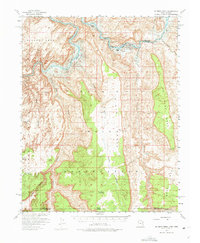 Download a high-resolution, GPS-compatible USGS topo map for No Mans Mesa, UT (1975 edition)