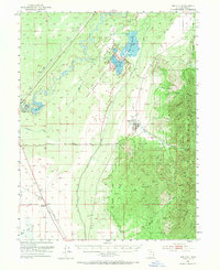 Download a high-resolution, GPS-compatible USGS topo map for Oak City, UT (1970 edition)