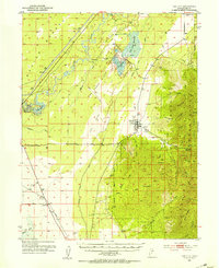 Download a high-resolution, GPS-compatible USGS topo map for Oak City, UT (1953 edition)