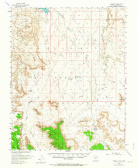 Download a high-resolution, GPS-compatible USGS topo map for Oljeto, UT (1964 edition)