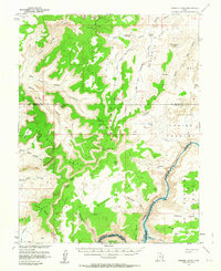 Download a high-resolution, GPS-compatible USGS topo map for Orange Cliffs, UT (1964 edition)