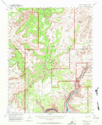 Download a high-resolution, GPS-compatible USGS topo map for Orange Cliffs, UT (1972 edition)