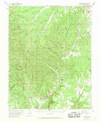 Download a high-resolution, GPS-compatible USGS topo map for Orderville, UT (1970 edition)