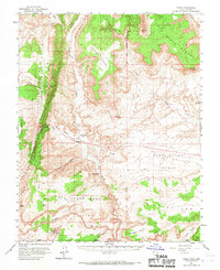 Download a high-resolution, GPS-compatible USGS topo map for Paria, UT (1967 edition)