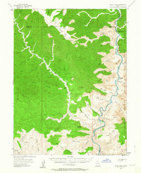 Download a high-resolution, GPS-compatible USGS topo map for Range Creek, UT (1963 edition)
