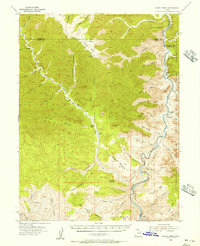 Download a high-resolution, GPS-compatible USGS topo map for Range Creek, UT (1956 edition)