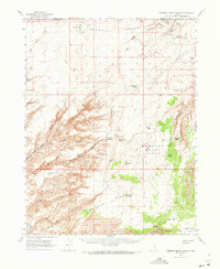 Download a high-resolution, GPS-compatible USGS topo map for Robbers Roost Canyon, UT (1973 edition)