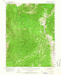 Download a high-resolution, GPS-compatible USGS topo map for Santaquin Peak, UT (1966 edition)