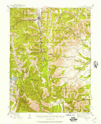 Download a high-resolution, GPS-compatible USGS topo map for Scofield, UT (1957 edition)