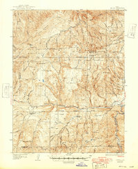 preview thumbnail of historical topo map of Sevier County, UT in 1935