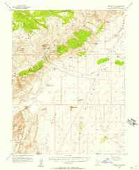 Download a high-resolution, GPS-compatible USGS topo map for Temple Mtn, UT (1957 edition)