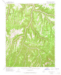 Download a high-resolution, GPS-compatible USGS topo map for Tenmile Canyon, UT (1965 edition)