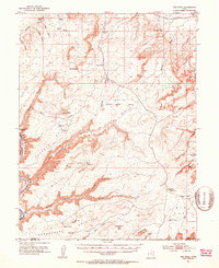 Download a high-resolution, GPS-compatible USGS topo map for The Knoll, UT (1953 edition)