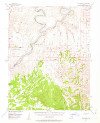 preview thumbnail of historical topo map of San Juan County, UT in 1953
