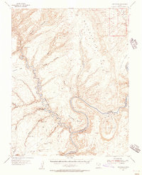 Download a high-resolution, GPS-compatible USGS topo map for The Rincon, UT (1956 edition)