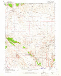 Download a high-resolution, GPS-compatible USGS topo map for Thompson, UT (1966 edition)