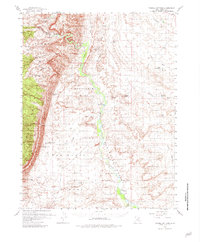 Download a high-resolution, GPS-compatible USGS topo map for Tidwell Bottoms, UT (1981 edition)