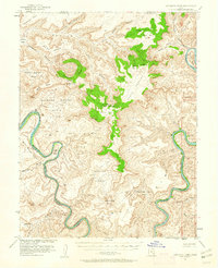 Download a high-resolution, GPS-compatible USGS topo map for Upheaval Dome, UT (1961 edition)