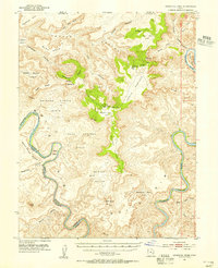 Download a high-resolution, GPS-compatible USGS topo map for Upheaval Dome, UT (1955 edition)
