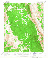 Download a high-resolution, GPS-compatible USGS topo map for Wagon Box Mesa, UT (1966 edition)