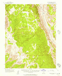Download a high-resolution, GPS-compatible USGS topo map for Wagon Box Mesa, UT (1957 edition)