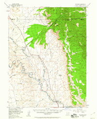 Download a high-resolution, GPS-compatible USGS topo map for Woodside, UT (1960 edition)