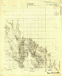 Download a high-resolution, GPS-compatible USGS topo map for Rees Canyon, UT (1922 edition)