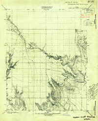 Download a high-resolution, GPS-compatible USGS topo map for Upper Last Chance, UT (1922 edition)