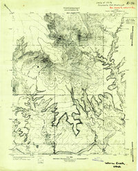 Download a high-resolution, GPS-compatible USGS topo map for Warm Creek, UT (1922 edition)