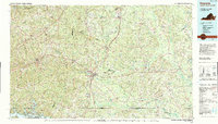 preview thumbnail of historical topo map of Brunswick County, VA in 1990