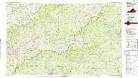 Download a high-resolution, GPS-compatible USGS topo map for Galax, VA (1991 edition)