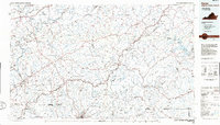 preview thumbnail of historical topo map of Patrick County, VA in 1986
