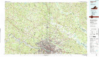 Download a high-resolution, GPS-compatible USGS topo map for Richmond, VA (1989 edition)