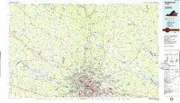 Download a high-resolution, GPS-compatible USGS topo map for Richmond, VA (1986 edition)