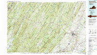 Download a high-resolution, GPS-compatible USGS topo map for Winchester, VA (1987 edition)
