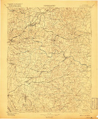 1897 Map of Amelia Court House, VA, 1917 Print