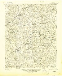 1897 Map of Amelia Court House, VA, 1946 Print