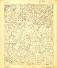 1892 Map of Appomattox