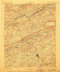 1902 Map of Bristol, 1906 Print
