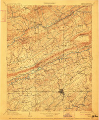 1902 Map of Bristol, 1912 Print