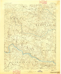 1892 Map of Goochland
