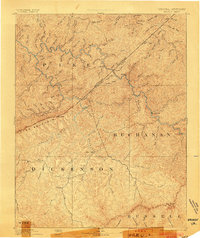 1892 Map of Grundy, 1903 Print