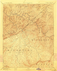1892 Map of Grundy, 1909 Print